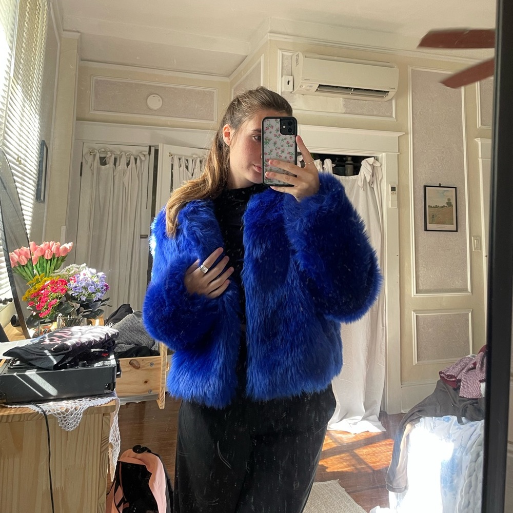 Forever 21 faux fur jacket
